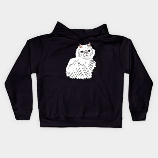 persian cat Kids Hoodie